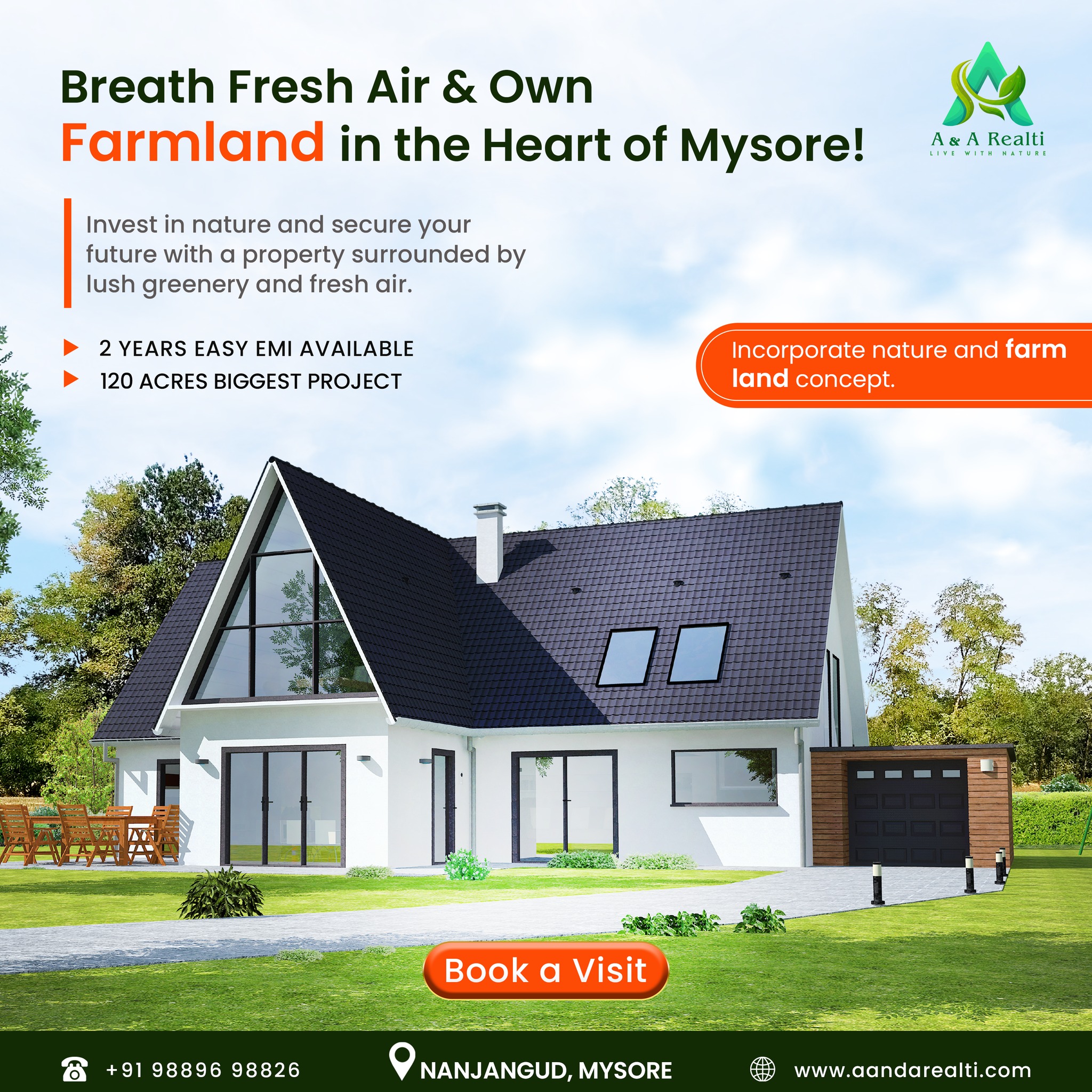 Biggest farm land in Mysore